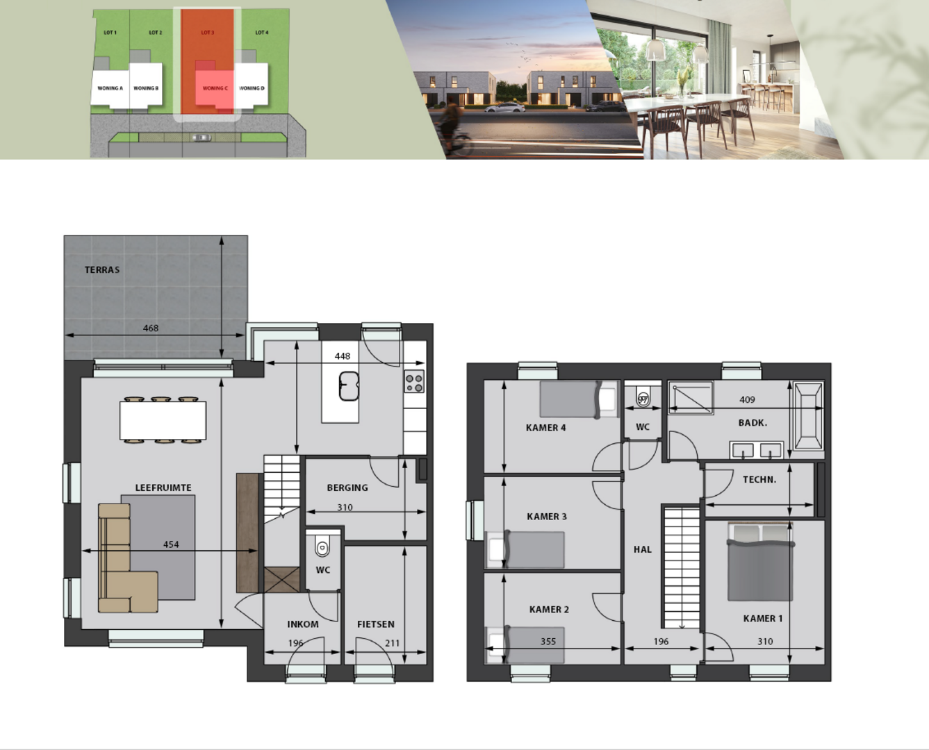 Grondplan lot 3