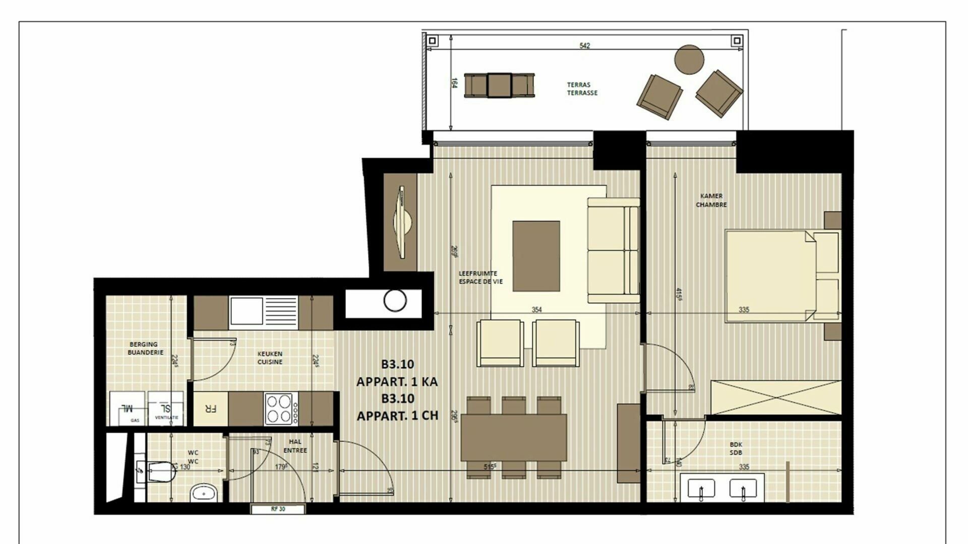 Appartement te huur in SINT-LAMBRECHTS-WOLUWE