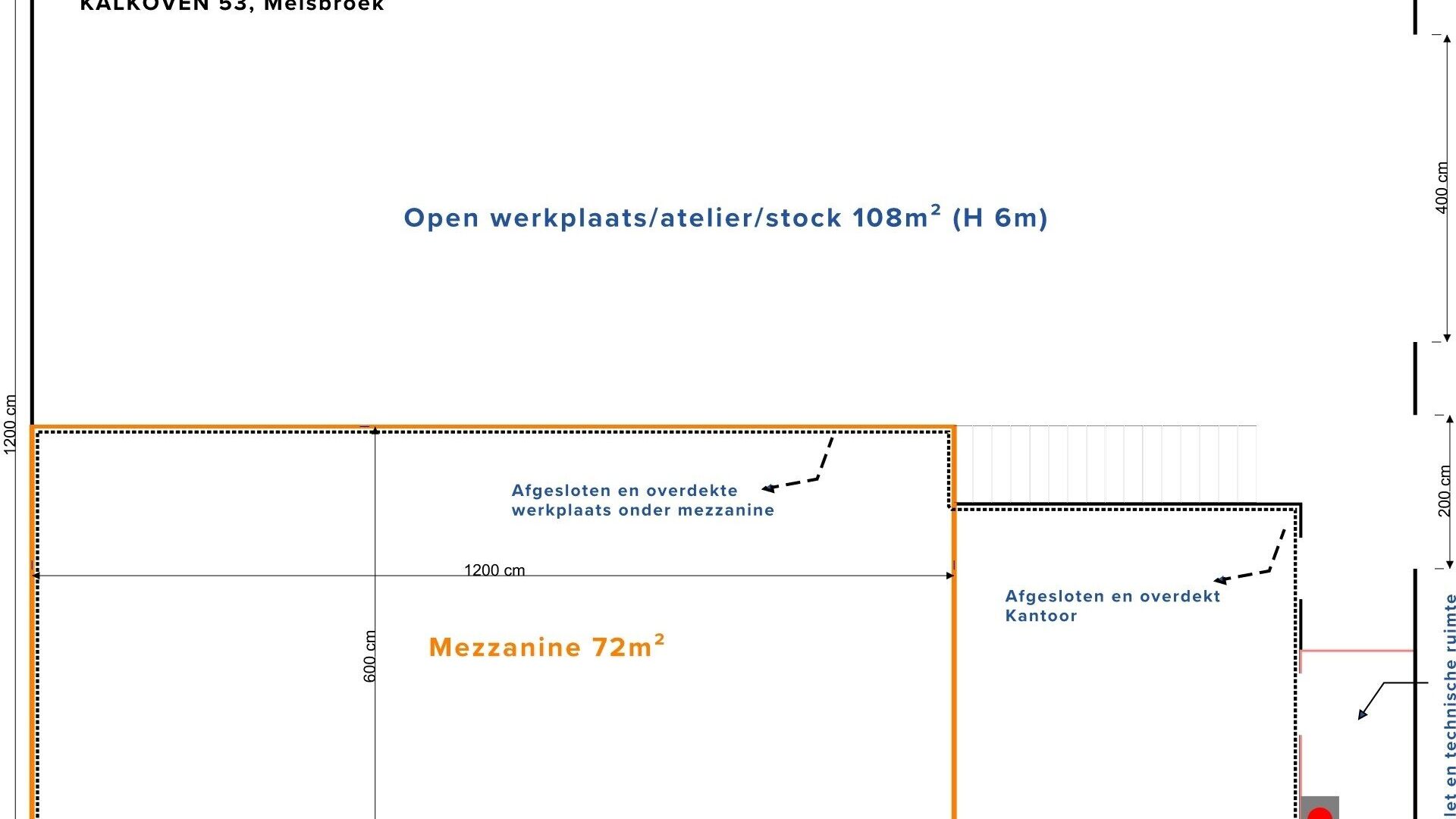 Magasin à louer à MELSBROEK