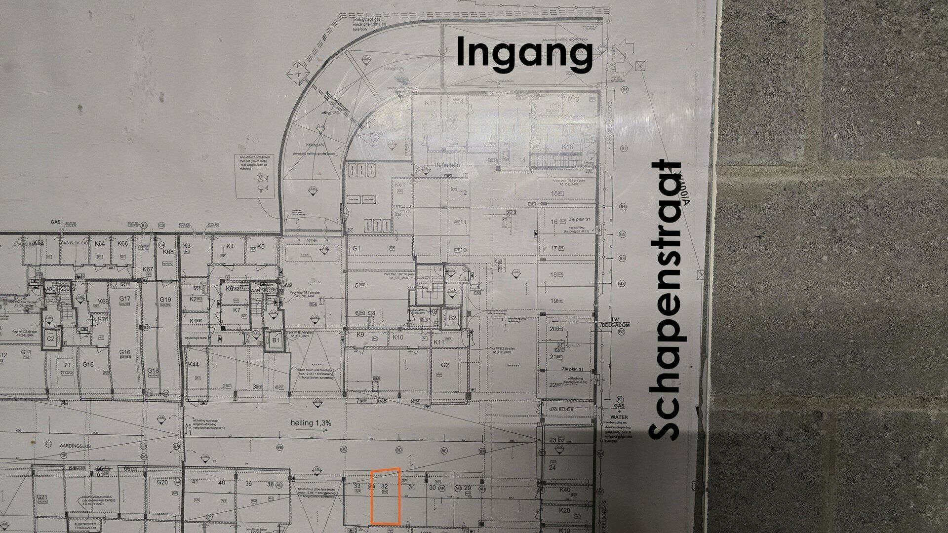 Parking - Binnenstaanplaats &agrave; louer &agrave; LEUVEN